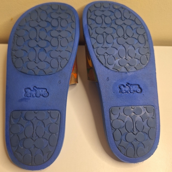 Coach Pride Men's-unisex Slides Men's Size 6 Or Woman's Size 7.5 - Picture 7 of 13